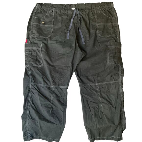 Dickies Women Cargo Pants size 5XL Dark Gray Casual Work Pants Straight Fit - Picture 1 of 11